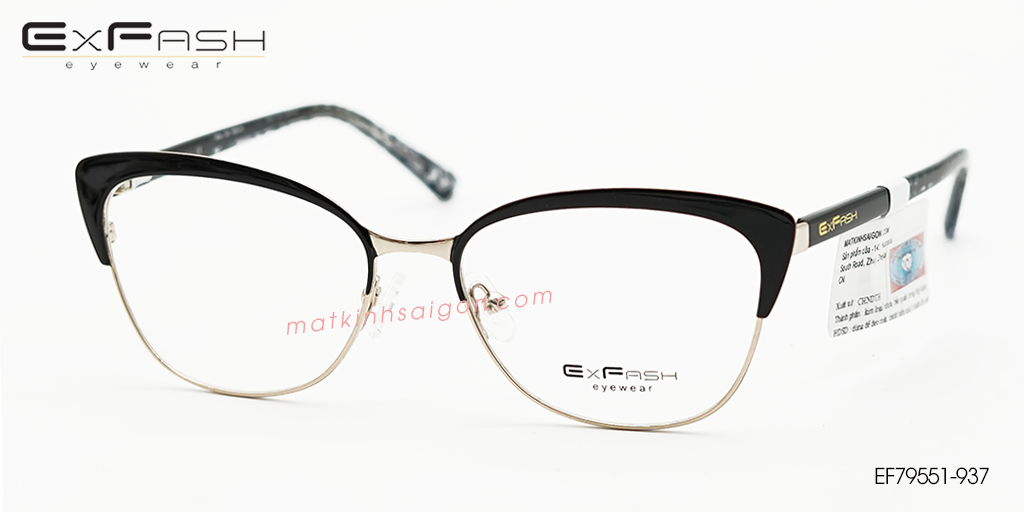 Gọng Kính Hợp Kim Exfash EF79551-937