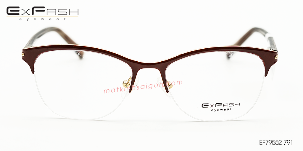 Gọng Kính Hợp Kim Exfash EF79552-791 - Hover