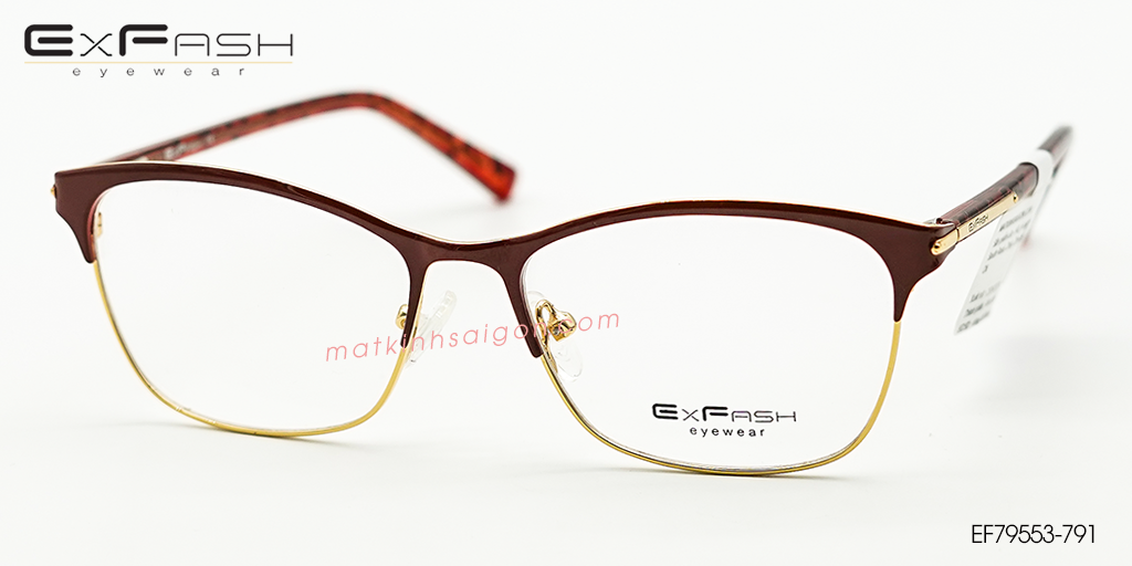 Gọng Kính Hợp Kim Exfash EF79553-791