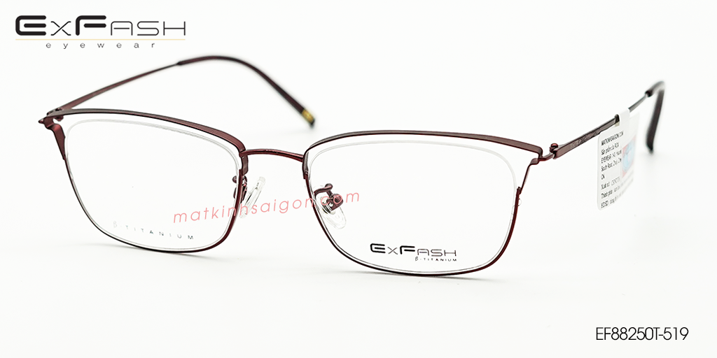 Gọng Kính B-Titanium Exfash EF88250T 519
