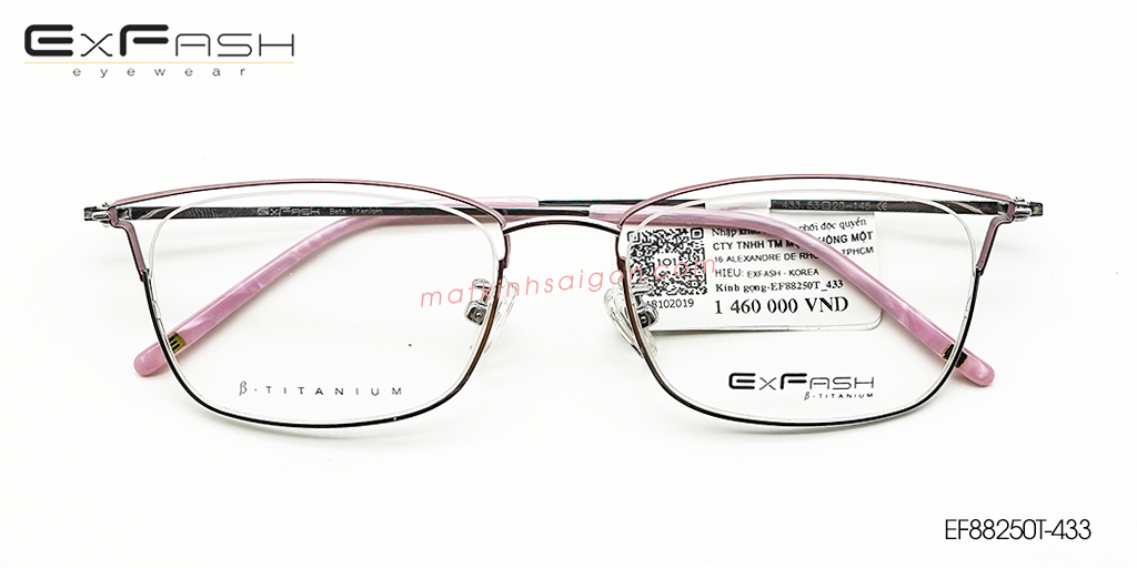 Gọng Kính B-Titanium Exfash EF88250T 934 - Hình 7