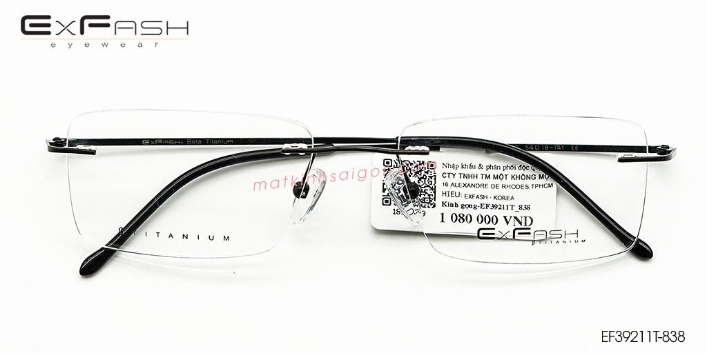 Gọng Kính B-Titanium Exfash EF39211T-838 - Hover