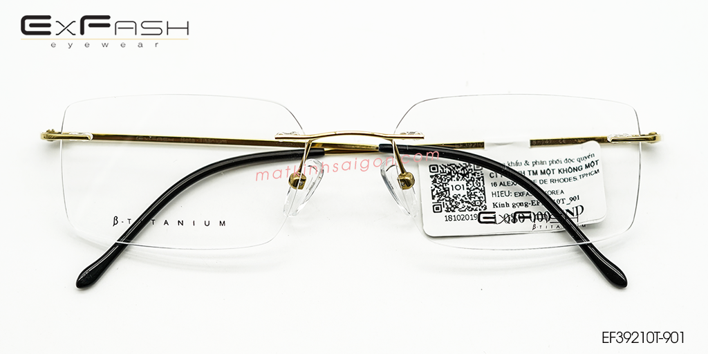 Gọng Kính B-Titanium Exfash EF39211T-901 - Hover