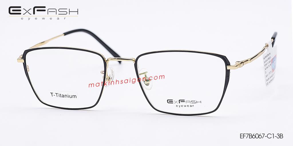 Gọng Kính B-Titanium Exfash EF7B6067-C1-3B