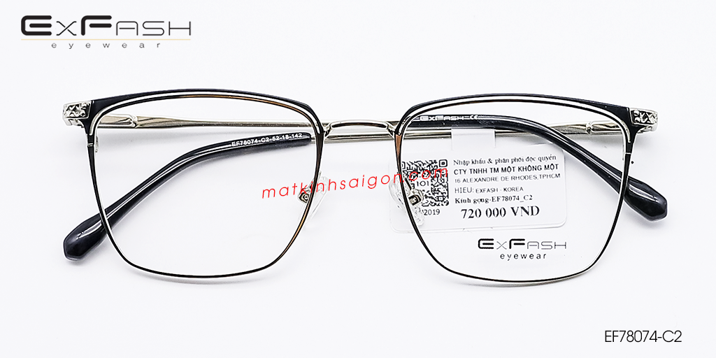 Gọng Kính B-Titanium Exfash EF78074-C2 - Hover