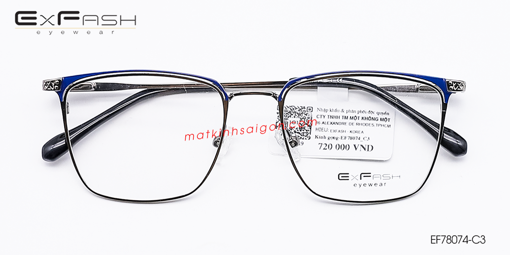 Gọng Kính B-Titanium Exfash EF78074-C3 - Hover