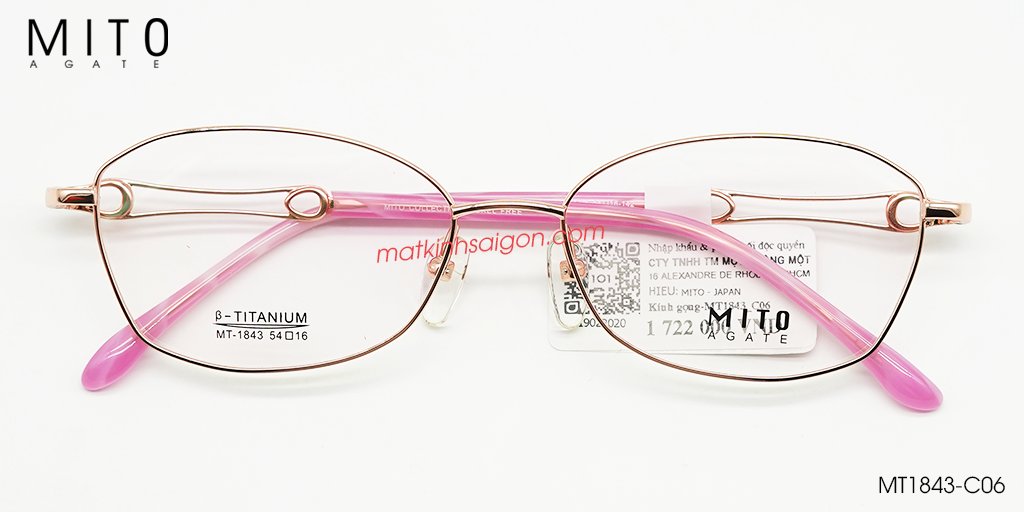 Gọng Kính B-Titanium MITO MT1843-C06 - Hover