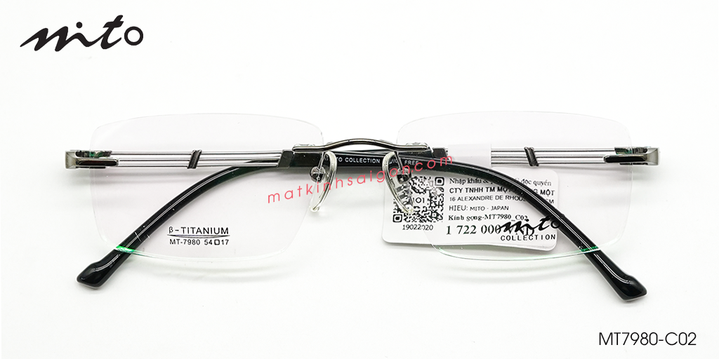 Gọng Kính Khoan MITO MT7980-C02 - Hover