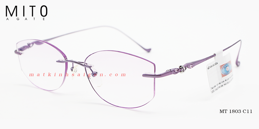 Gọng Kính Khoan  MITO MT1803C11 - Hình 4