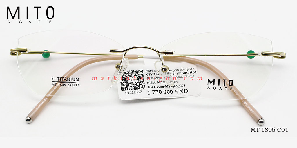 Gọng Kính Khoan MITO MT1805C01 - Hover