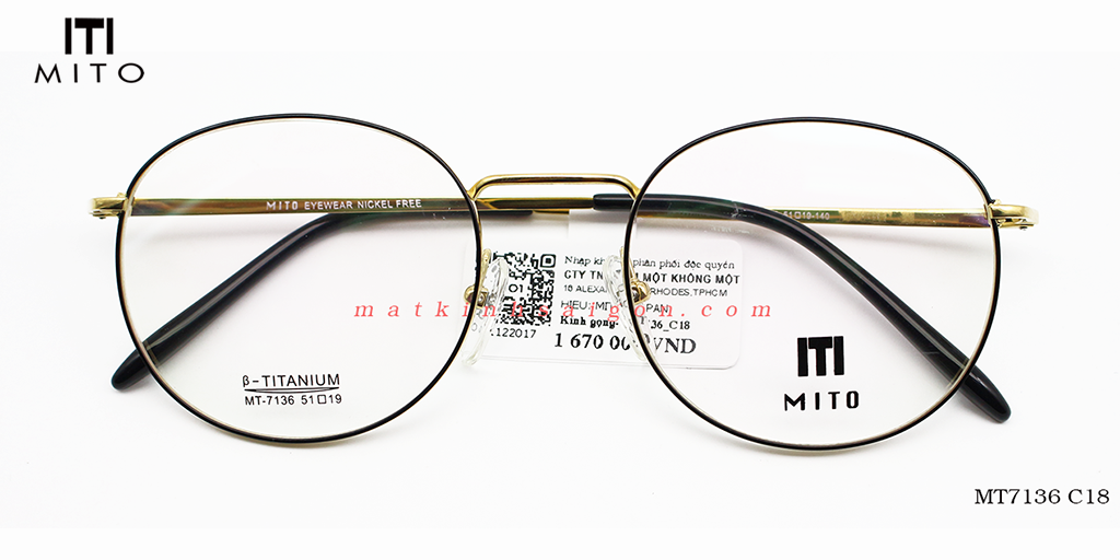 Gọng Kính MITO MT7136C18 - Hover