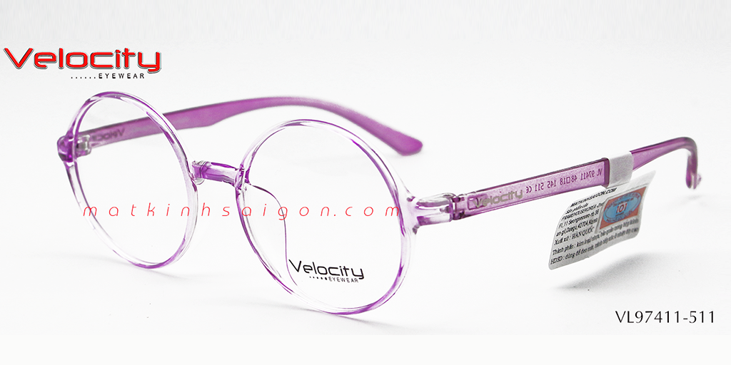 GỌNG KÍNH NHỰA VELOCITY VL97411-511 - Hình 4