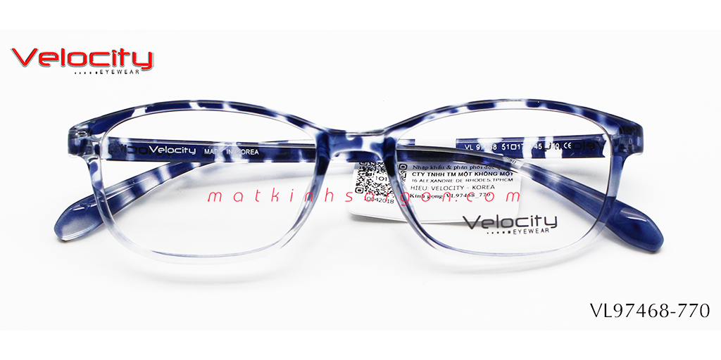 GỌNG KÍNH NHỰA NỮ VELOCITY VL97468-770 - Hover