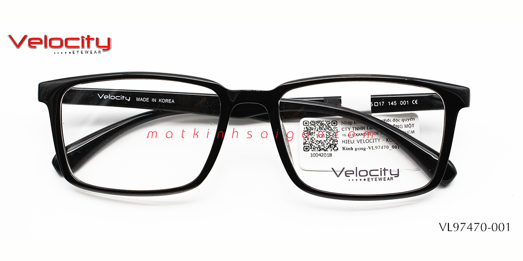 GỌNG KÍNH NHỰA VELOCITY VL97470-001 - Hover