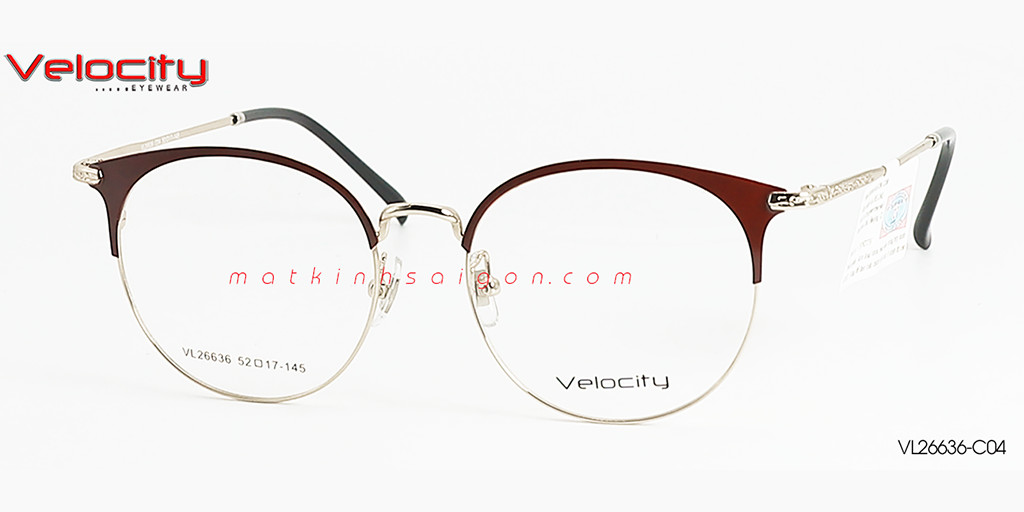 GỌNG KÍNH HỢP KIM VELOCITY VL26636-C04
