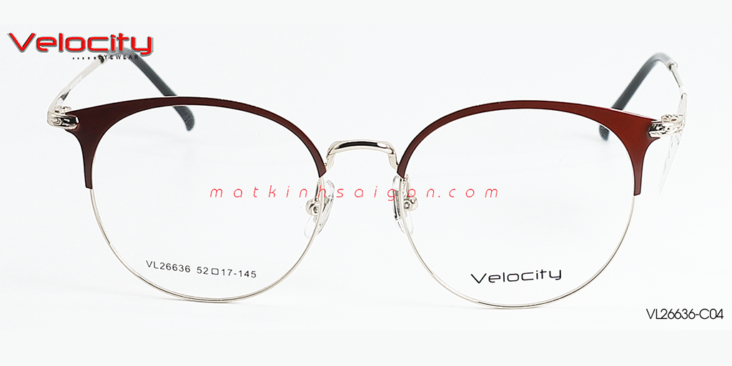GỌNG KÍNH HỢP KIM VELOCITY VL26636-C04 - Hình 3