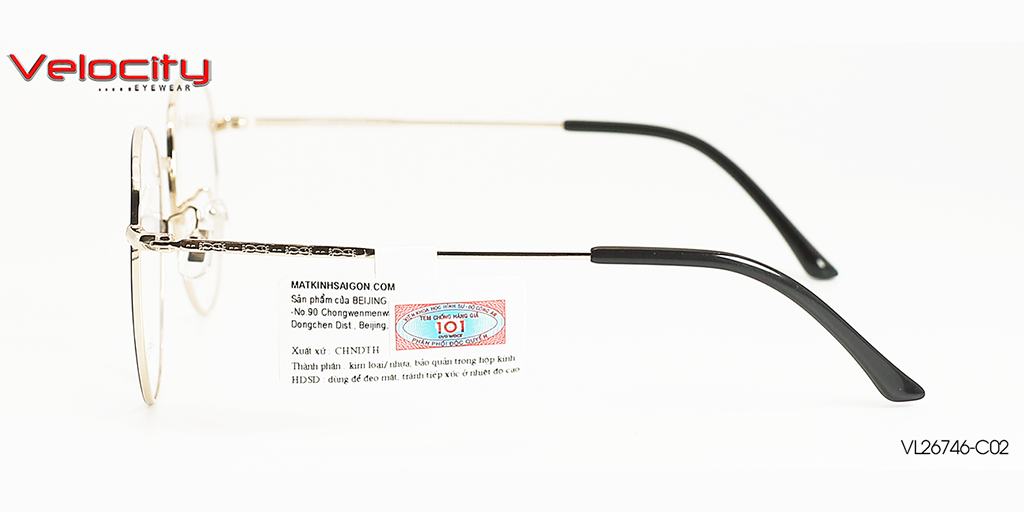 GỌNG KÍNH HỢP KIM VELOCITY VL26746-C02 - Hình 5