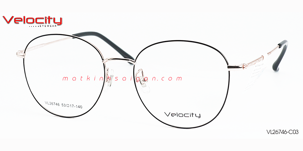 GỌNG KÍNH HỢP KIM VELOCITY VL26746-C03