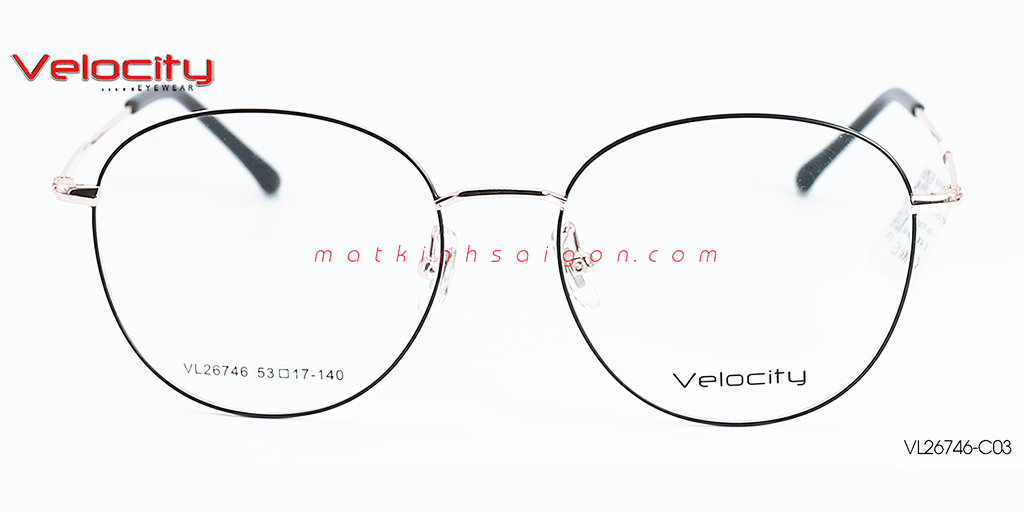 GỌNG KÍNH HỢP KIM VELOCITY VL26746-C03 - Hình 3