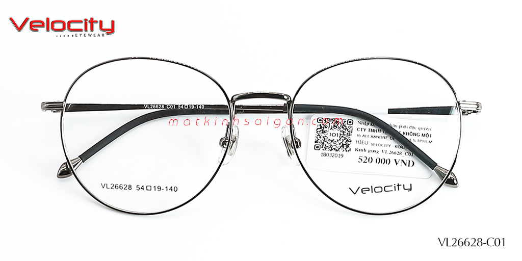 GỌNG KÍNH HỢP KIM VELOCITY VL26628-C01
