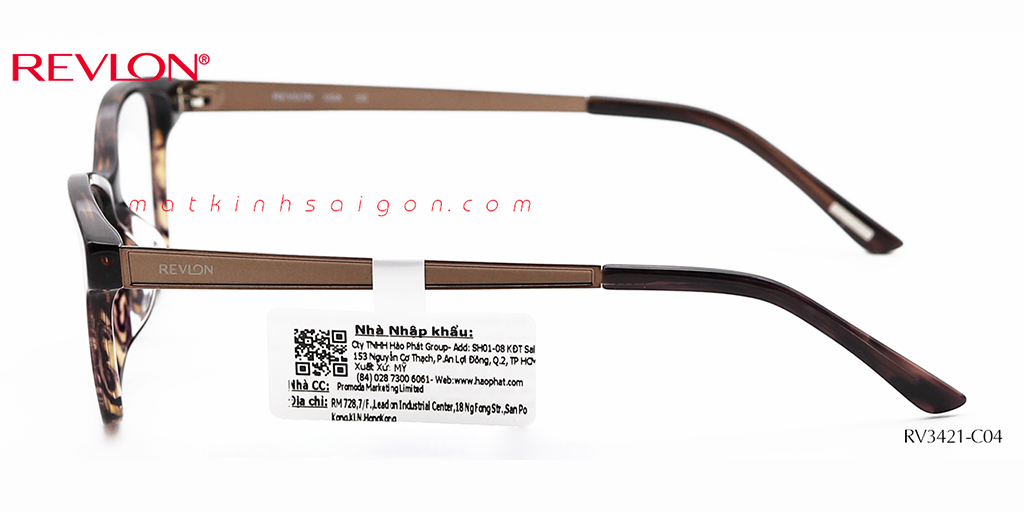 GỌNG KÍNH NHỰA HỢP KIM REVLON RV3421 C04 - Hình 5