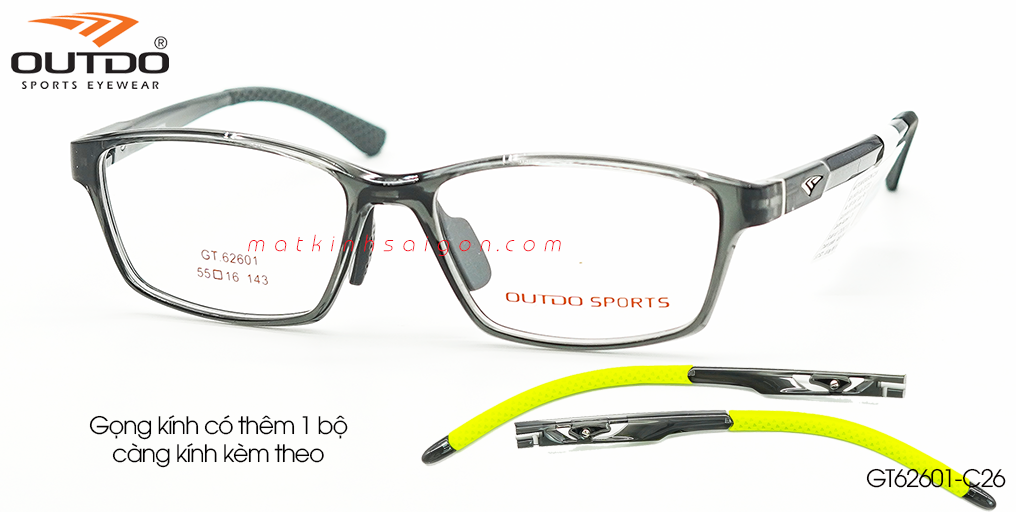 Gọng Kính Nhựa TR90 OUTDO GT62601 C26