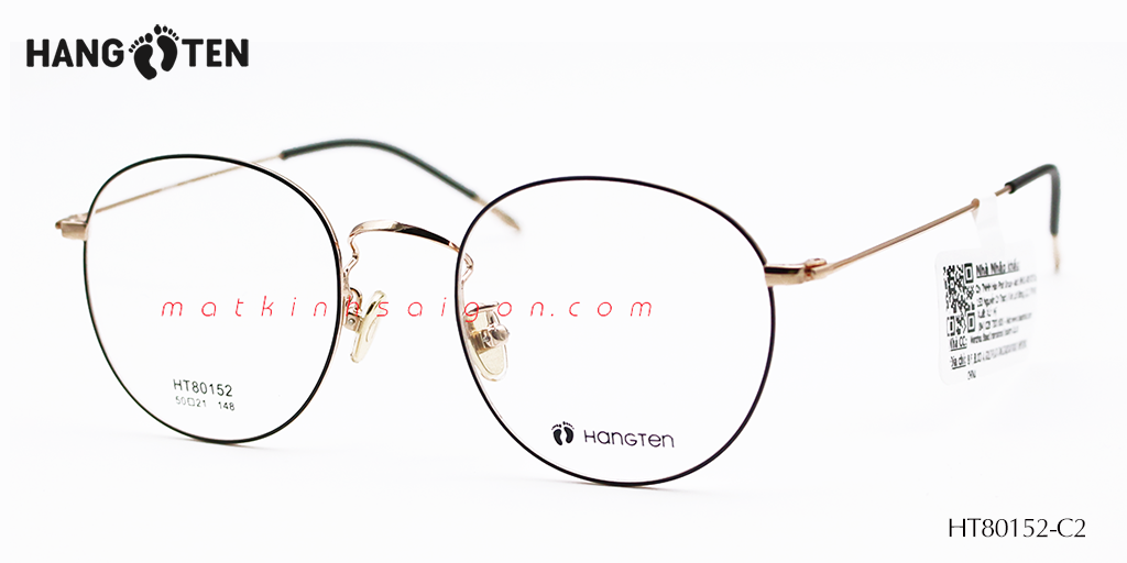 Gọng Kính Hợp Kim HangTen HT80152 C2