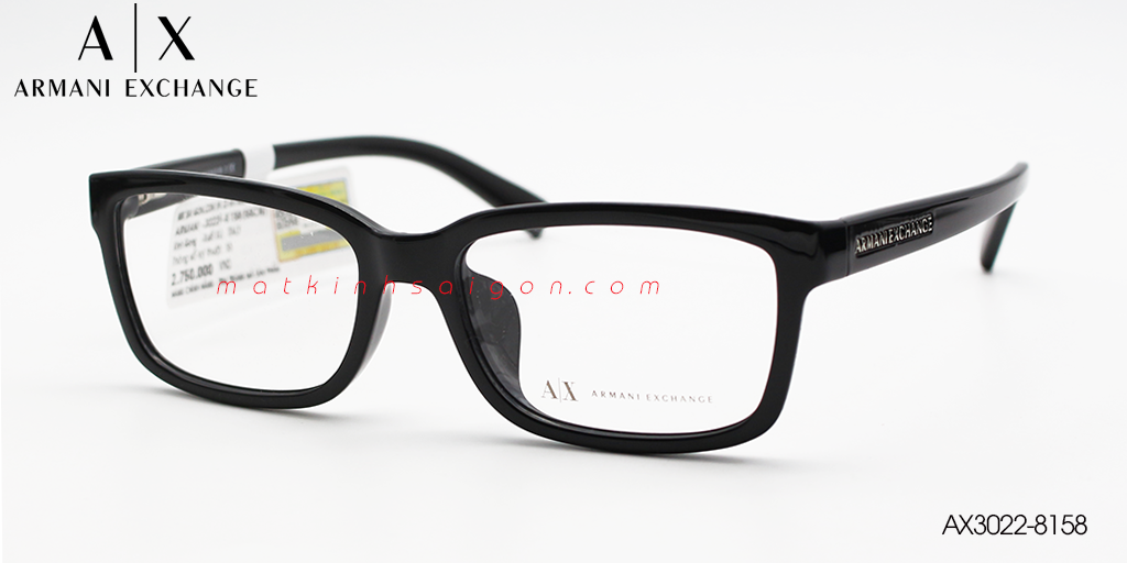 Gọng Kính Nhựa TR90 Armani Exchange AX3022-8158