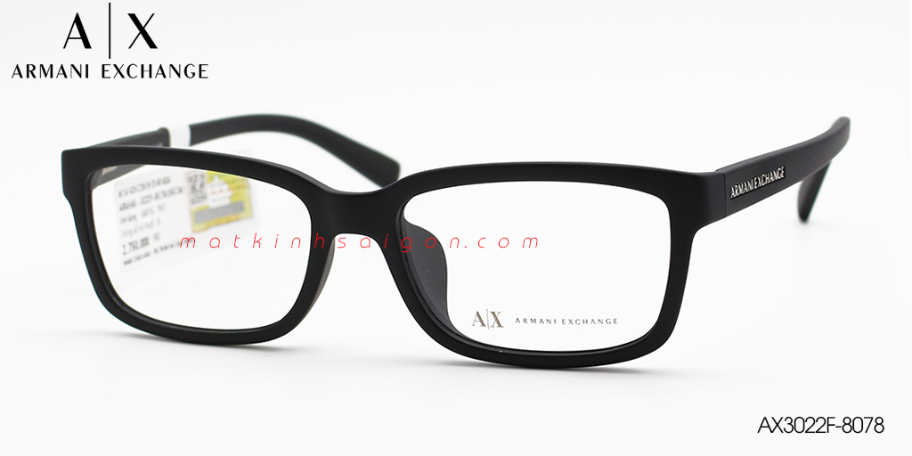 Gọng Kính Nhựa TR90 Armani Exchange AX3022F-8078