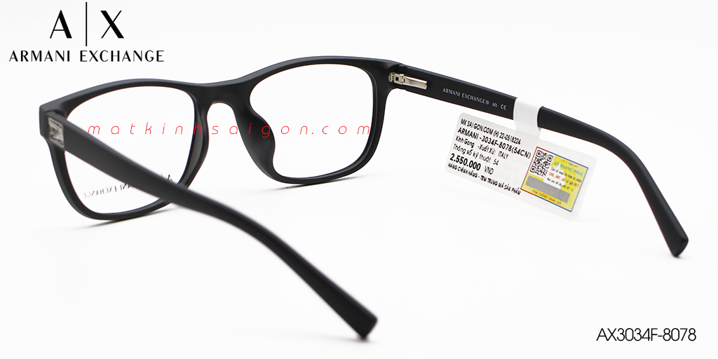Gọng Kính Nhựa TR90 Armani Exchange AX3034F-8078 - Hình 4