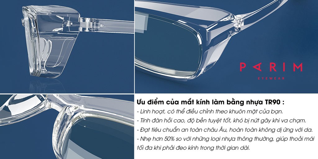 Gọng Kính Bảo Hộ Parim PR82101 W1 - Hình 3