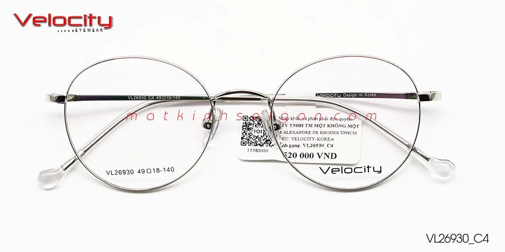 GỌNG KÍNH HỢP KIM VELOCITY VL26930_C4 - Hover