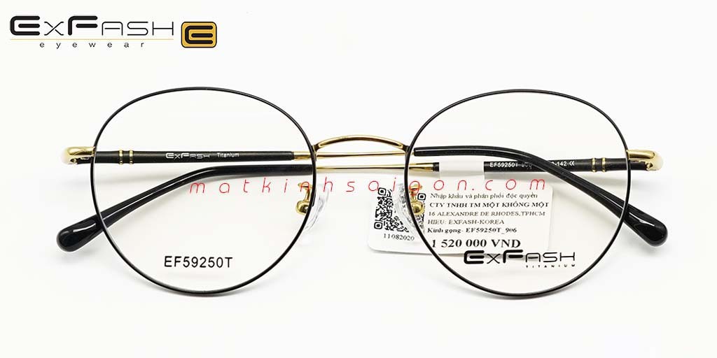 GỌNG KÍNH HỢP KIM EXFASH EF59250T_906 - Hover