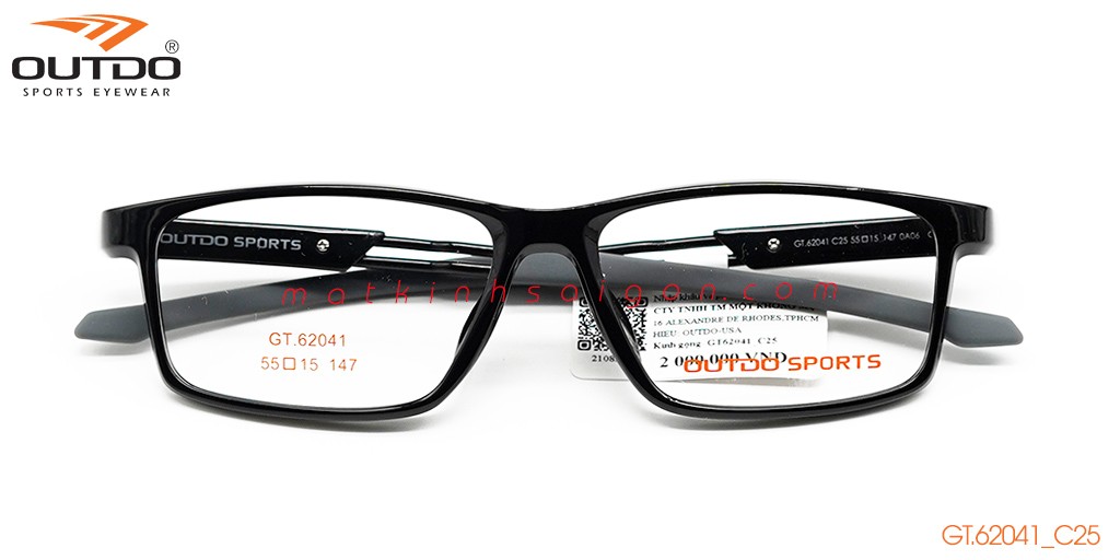 GỌNG KÍNH NHỰA TR90 OUTDO GT.62041_C25 - Hover
