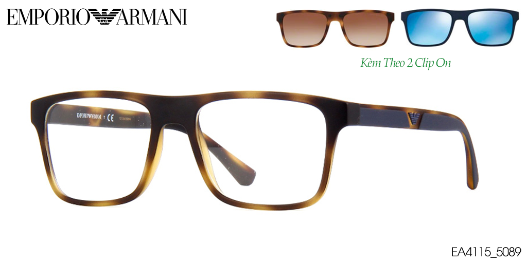 GỌNG KÍNH CLIP_ON EMPORIO ARMANI EA4115 5089