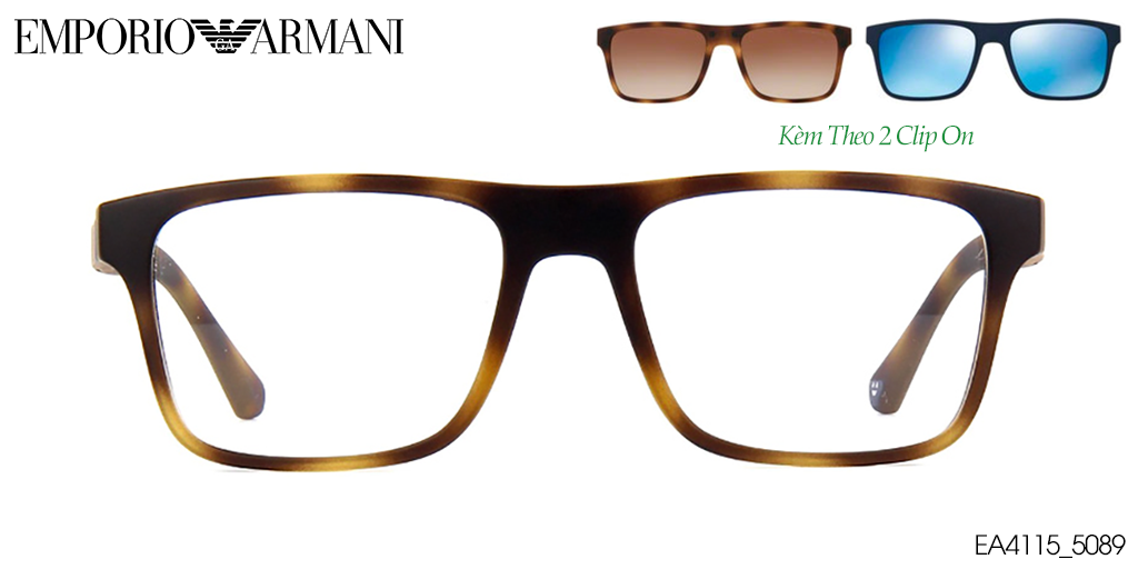 GỌNG KÍNH CLIP_ON EMPORIO ARMANI EA4115 5089 - Hình 4