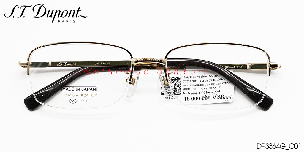 GỌNG KÍNH DUPONT DP3364G C01 - Hover