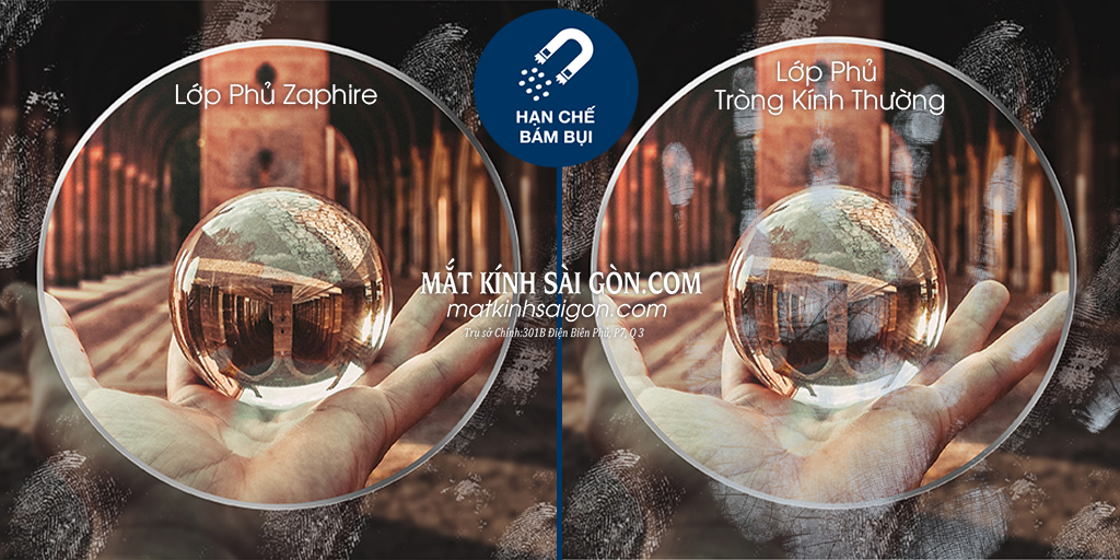 TRÒNG KÍNH LỌC ÁNH SÁNG XANH 1.60 NANO BLUE MR8 - Hình 6