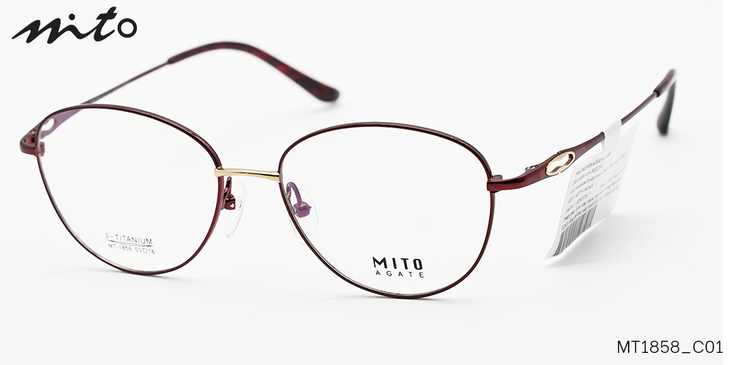 Gọng Kính Nữ Mito B-Titanium MT1858_C01