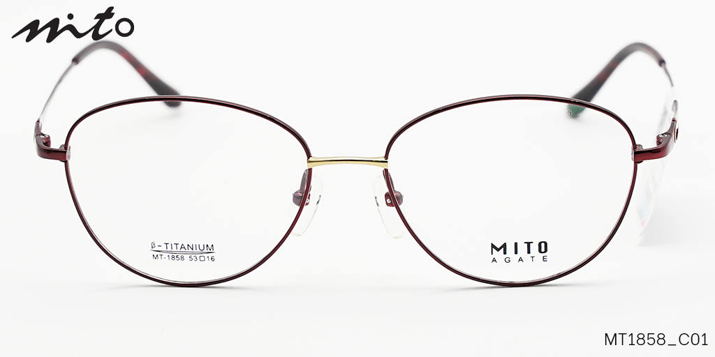 Gọng Kính Nữ Mito B-Titanium MT1858_C01 - Hình 3
