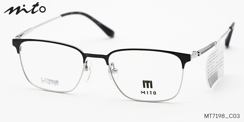 Gọng Kính Nam Mito B-Titanium MT7198_C03
