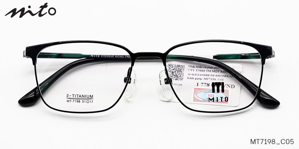 Gọng Kính Nam Mito B-Titanium MT7198_C05 - Hover
