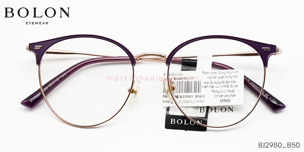 GỌNG KÍNH TITANIUM BOLON BJ7083_B50 - Hover