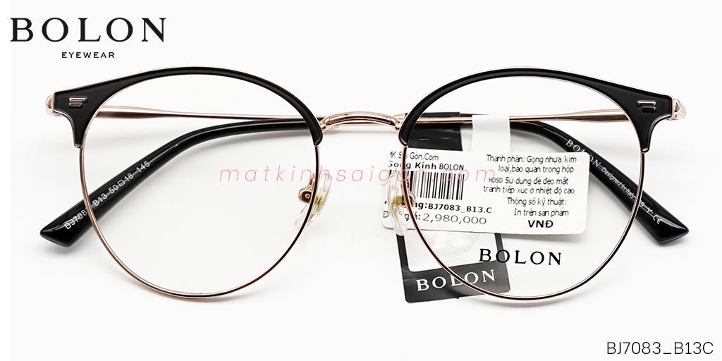 GỌNG KÍNH HỢP KIM TITANIUM BOLON BJ7083_B13 - Hover