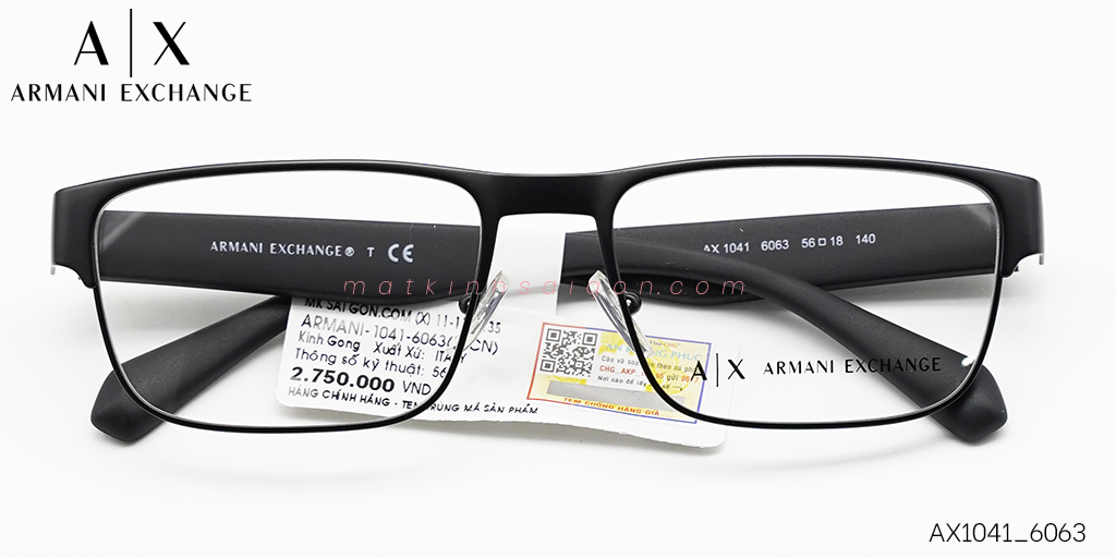 Gọng Kính Hợp Kim Armani Exchange AX1041_6063 - Hover