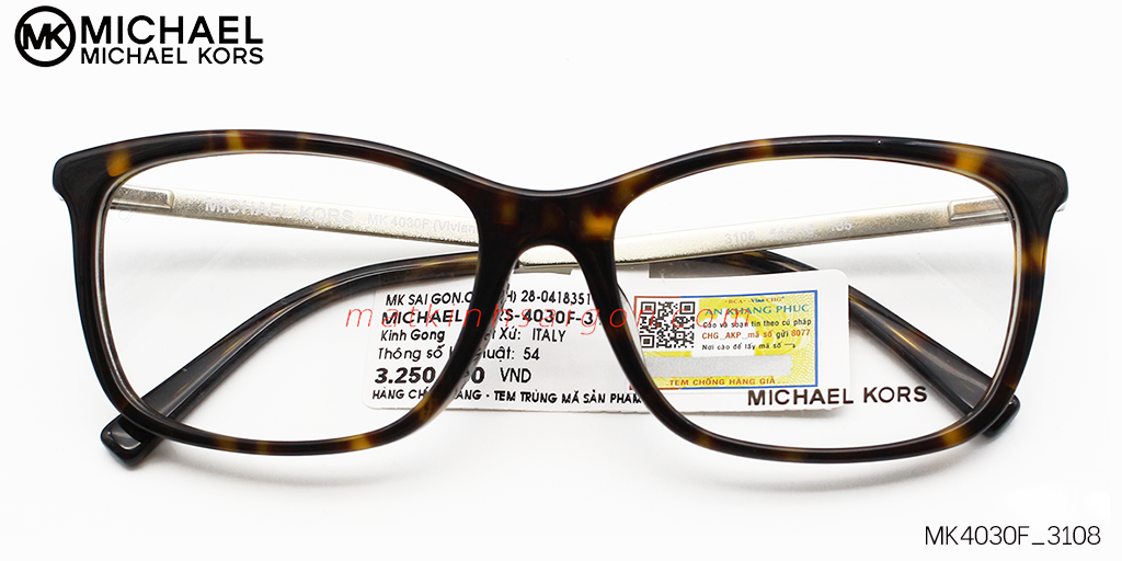 Gọng Kính Micheal Kors MK4030F 3108 - Hover