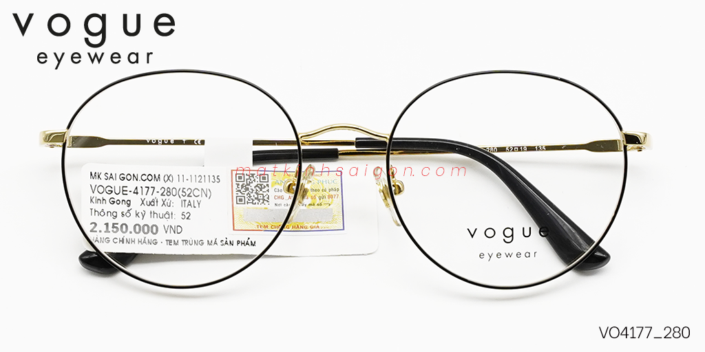 Gọng Kính Hợp Kim Metal Vogue VO4177_280 - Hover