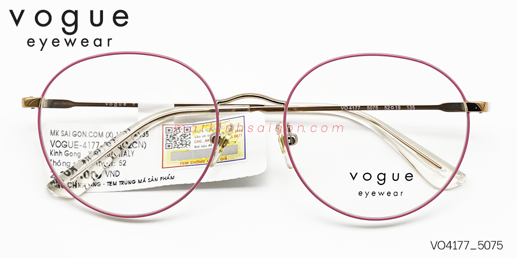 Gọng Kính Hợp Kim Metal Vogue VO4177_5075 - Hover