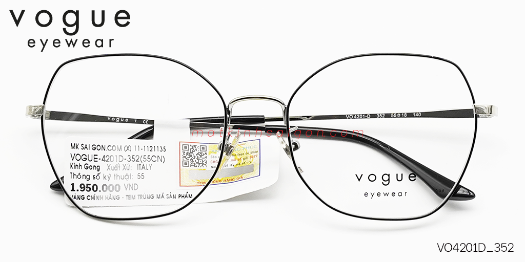 Gọng Kính Hợp Kim Metal Vogue VO4201D_352 - Hover