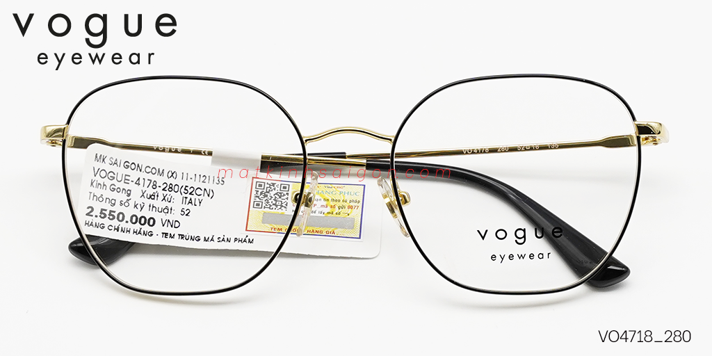 Gọng Kính Hợp Kim Metal Vogue VO4718_5120 - Hover
